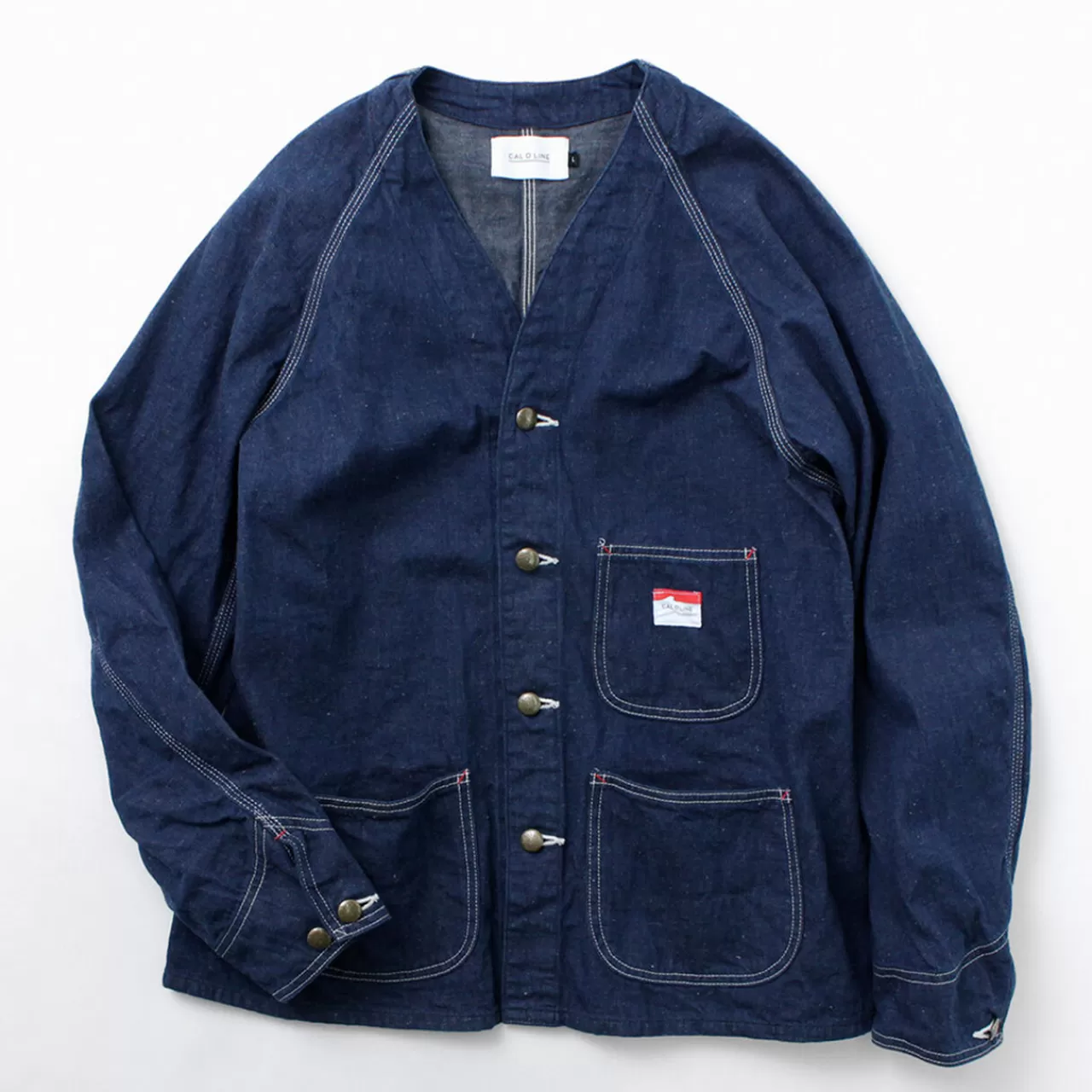 CAL O LINE Jackets>10Oz Nep Denim Engineer Jacket