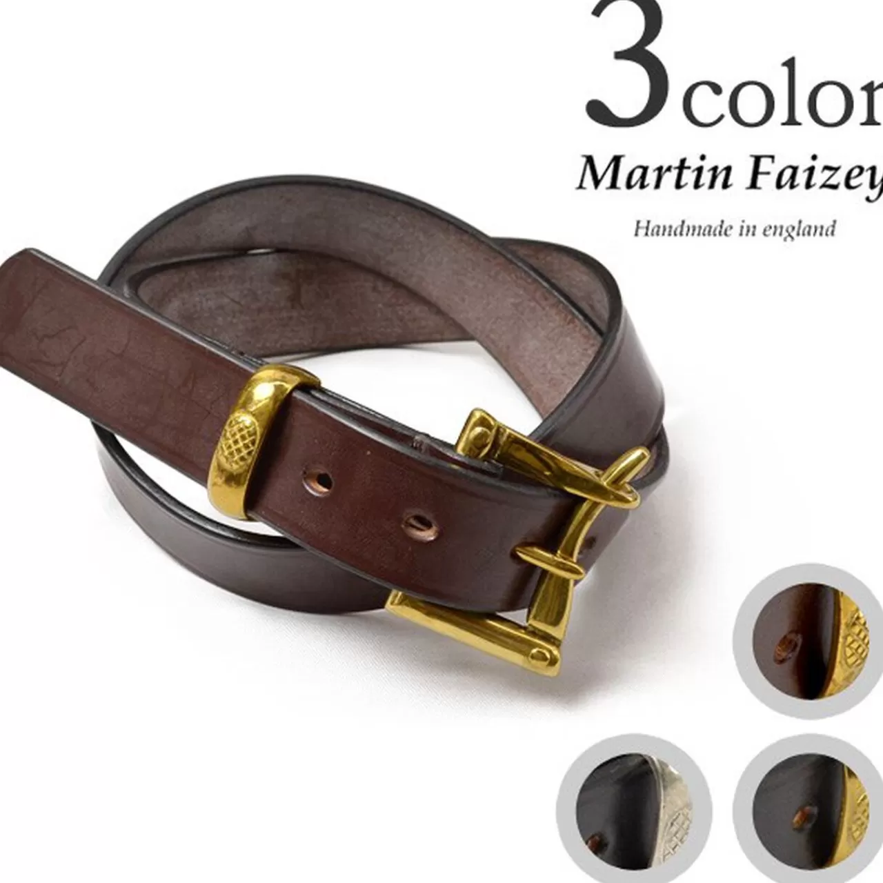 MARTIN FAIZEY Belt>1.25" (30Mm) Quick Release Leather Belt