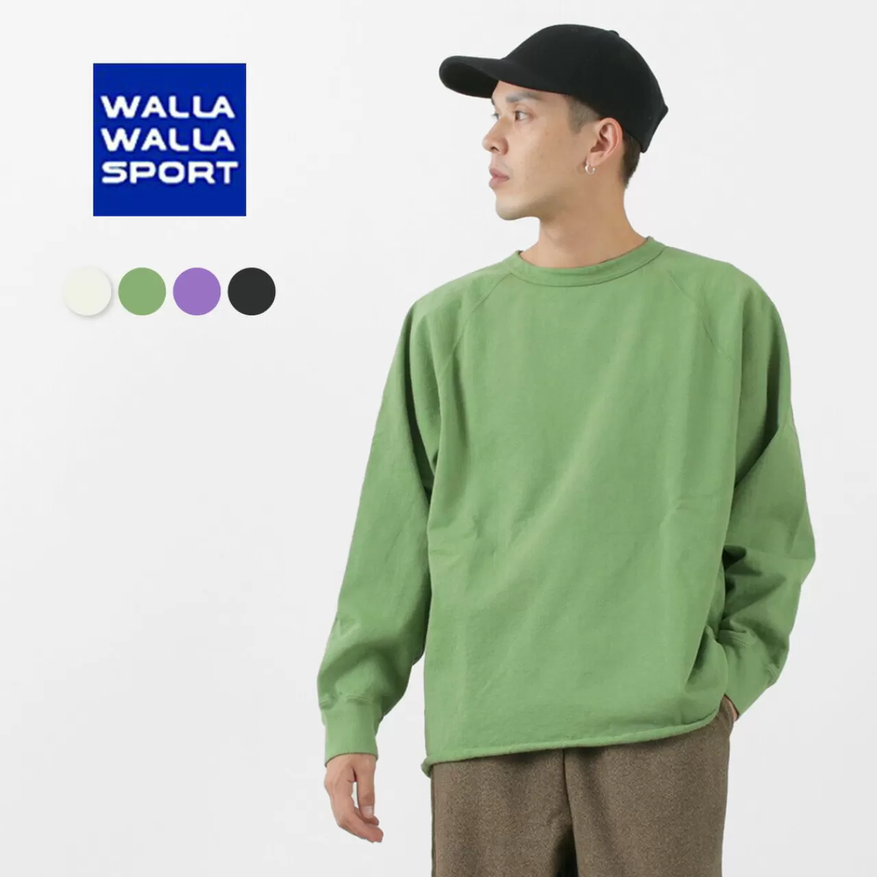 WALLA WALLA SPORT Long Sleeves>13Oz Crew Sweatshirt