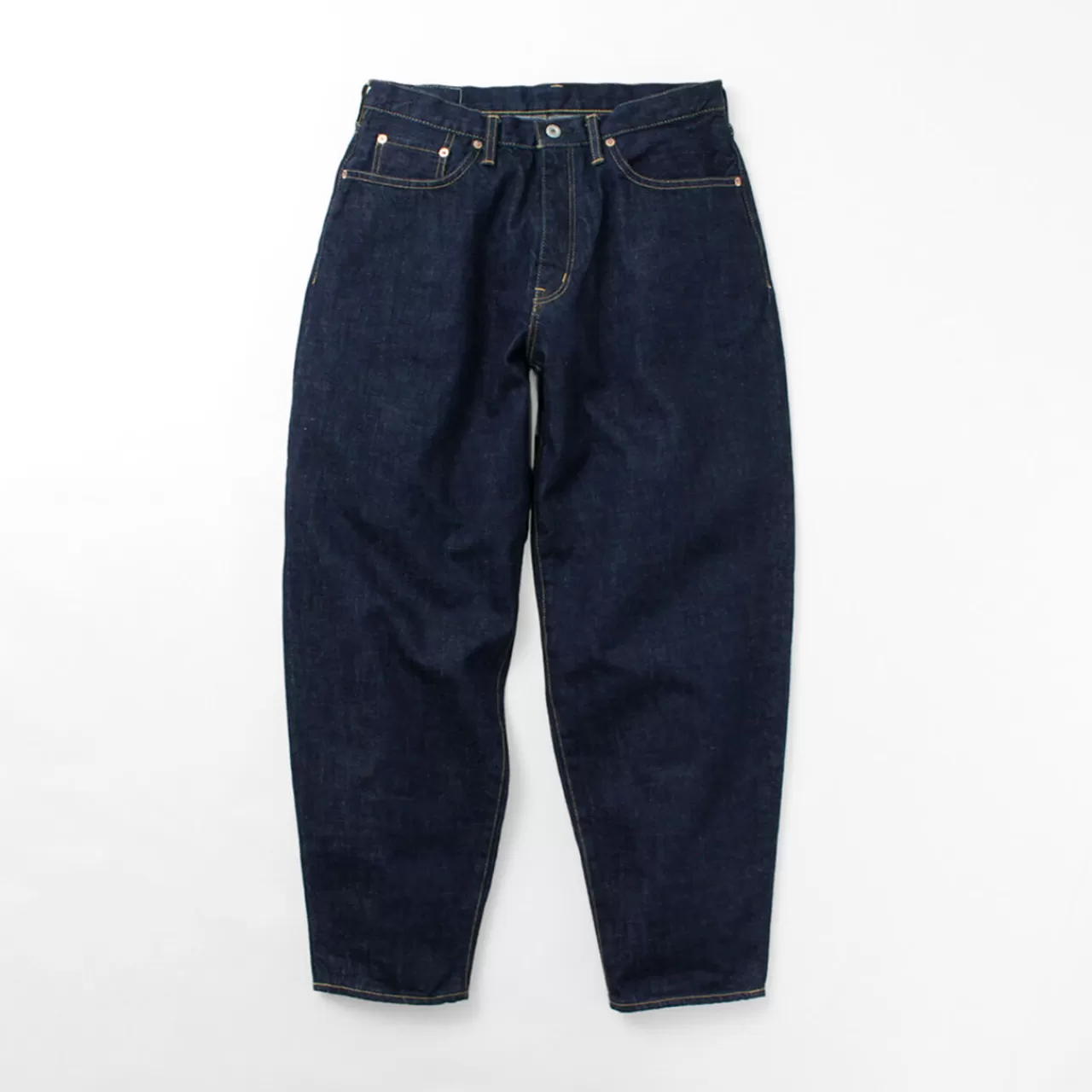 SANCA Trousers>15.5Oz Denim 5 Pocket Balloon Pants Indigo