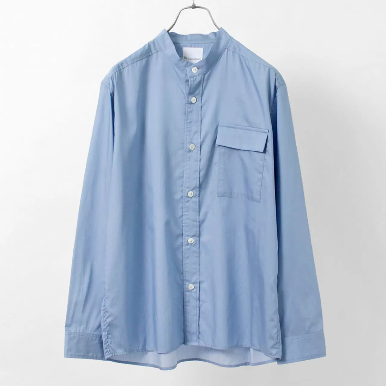 RE MADE IN TOKYO JAPAN Long Sleeves>200 Twin Yarn Chambray Twill Cpo Shirt