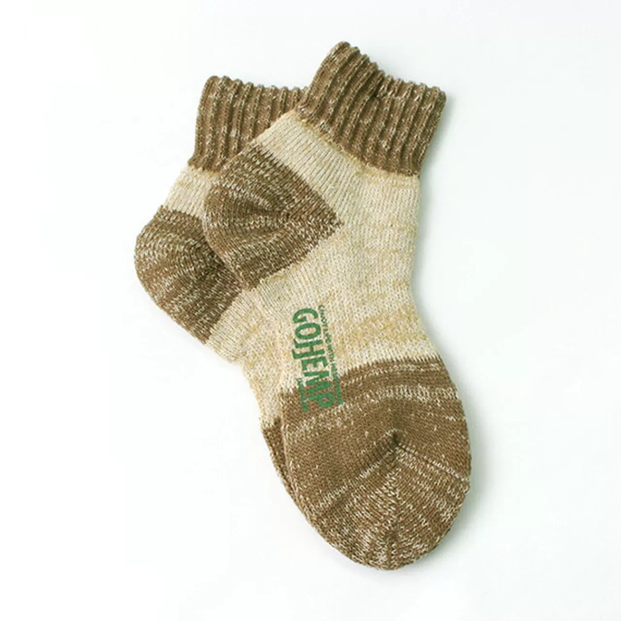 GOHEMP Socks>2-Tone Pile Quarter Socks