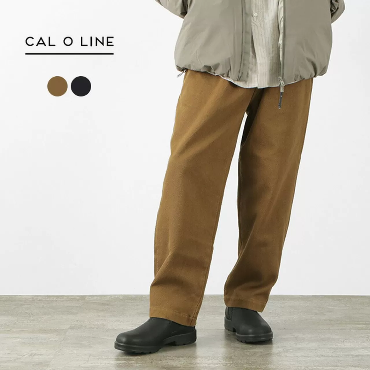 CAL O LINE Trousers>2-Tuck Calze Pants