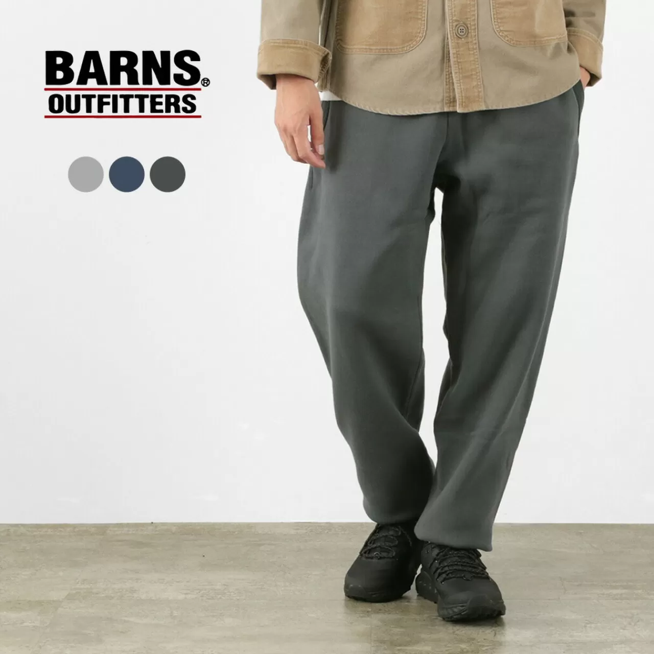 BARNS OUTFITTERS Trousers>30/7 Backed Wide Tapered Sweatpants