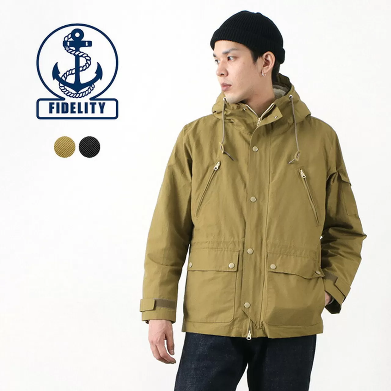 FIDELITY Jackets>60/40 Cloth 3-Way Dodgeable Boa Deck Parka