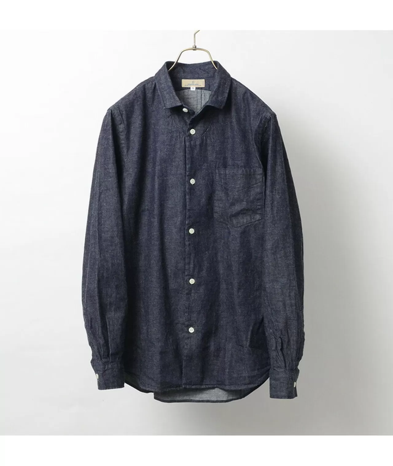 JAPAN BLUE JEANS Long Sleeves>8 Oz Denim Boned Shirt Indigo