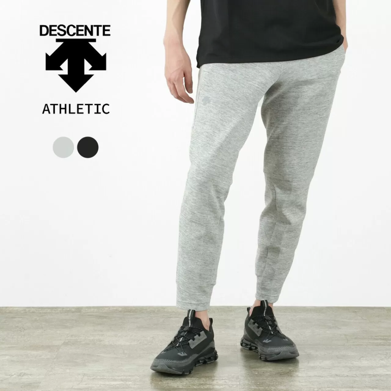 DESCENTE ATHLETIC Trousers>Active Tech Melange Sweatpants