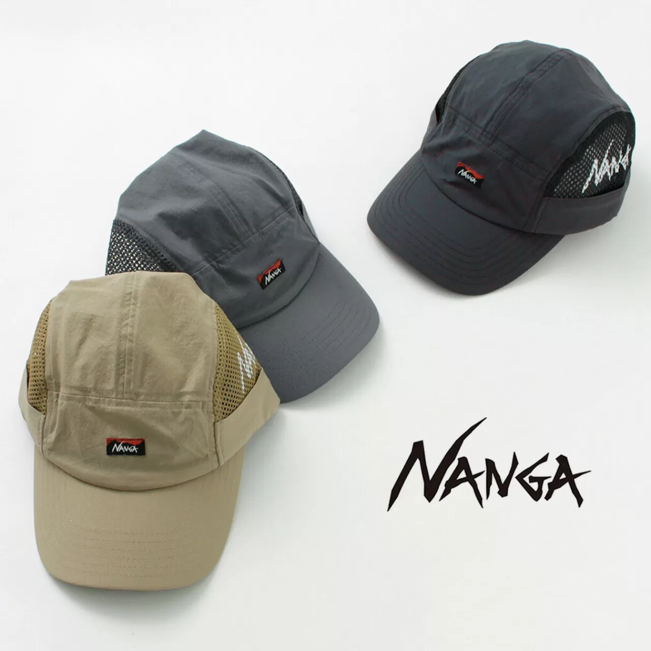 NANGA Hats>Air Cloth Mesh Jet Cap