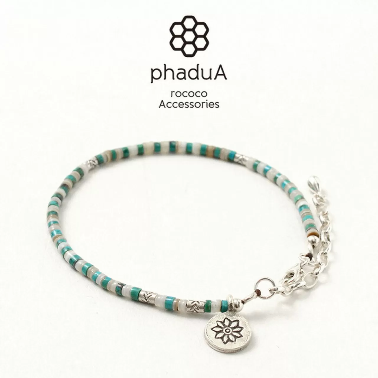 PHADUA Anklets>And Shell Anklet Turquoise