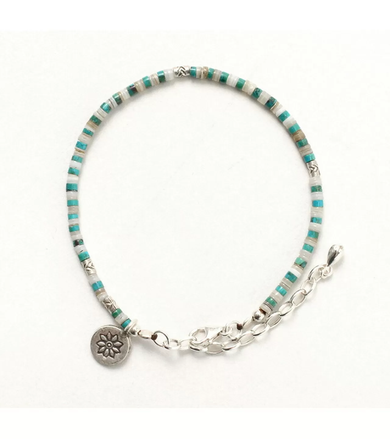 PHADUA Anklets>And Shell Anklet Turquoise