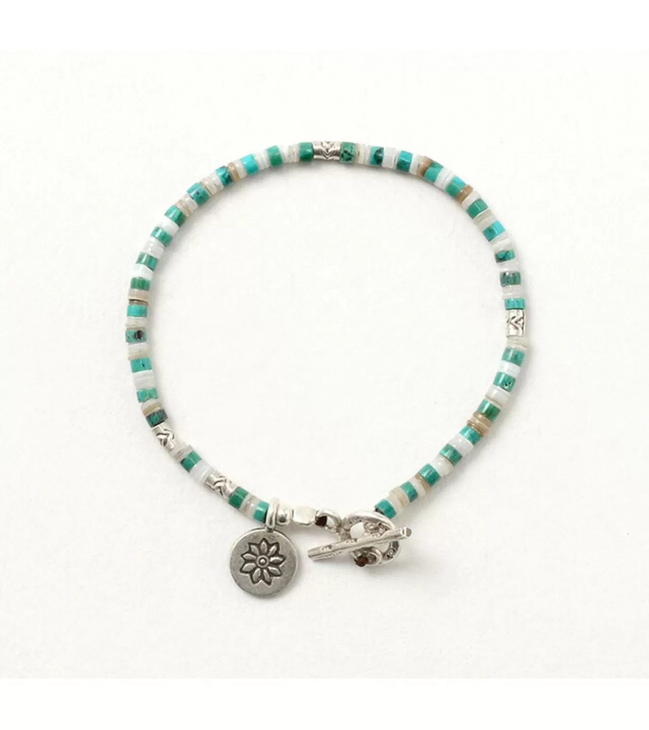 PHADUA Bracelets>And Shell Bracelet Turquoise