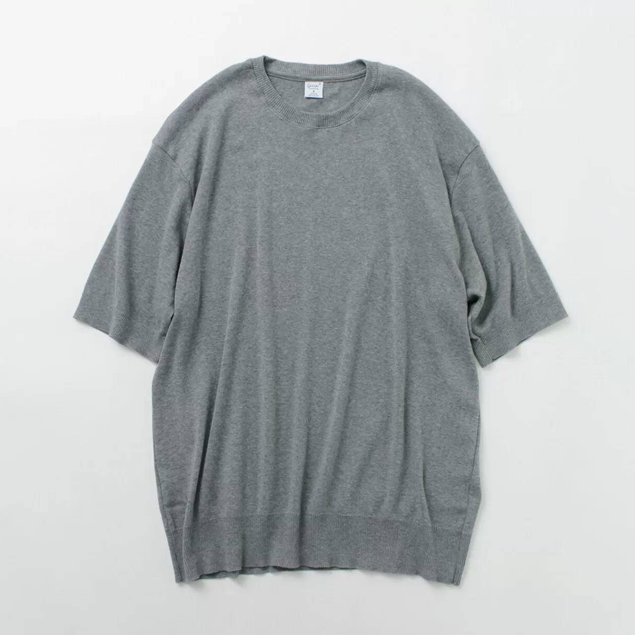 GICIPI Short Sleeves>Aragosta Crew Neck Relaxed Fit Knit T-Shirt