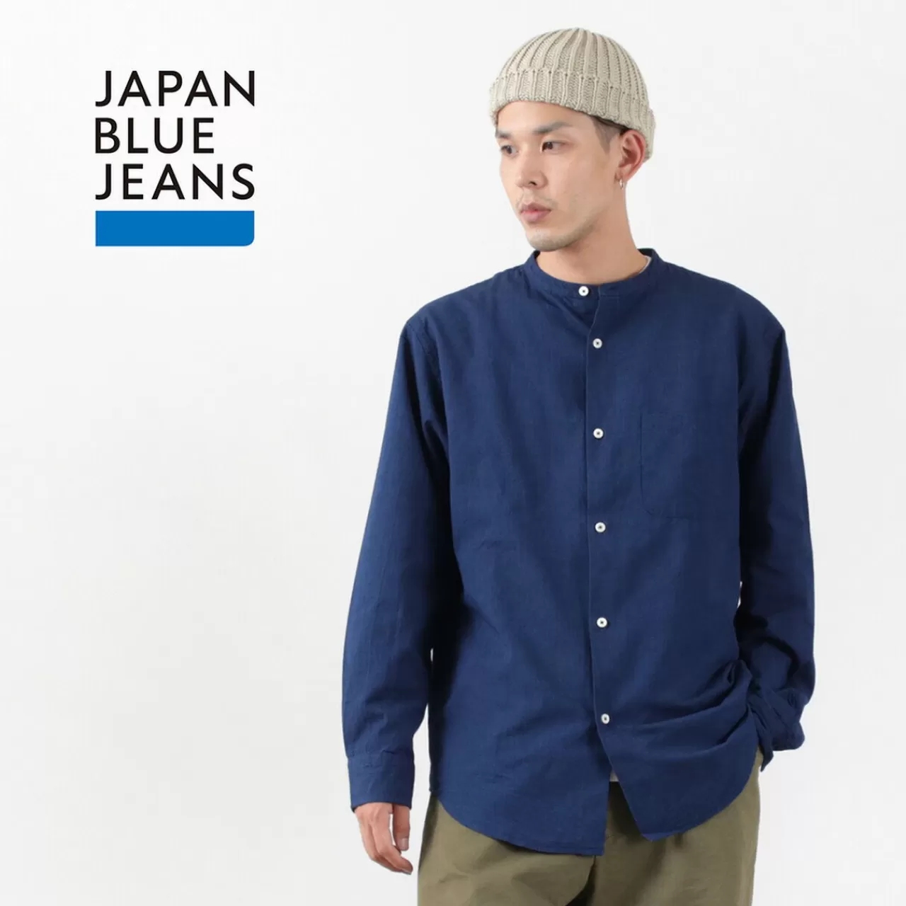 JAPAN BLUE JEANS Long Sleeves>Bakery Shirt Darkindigo