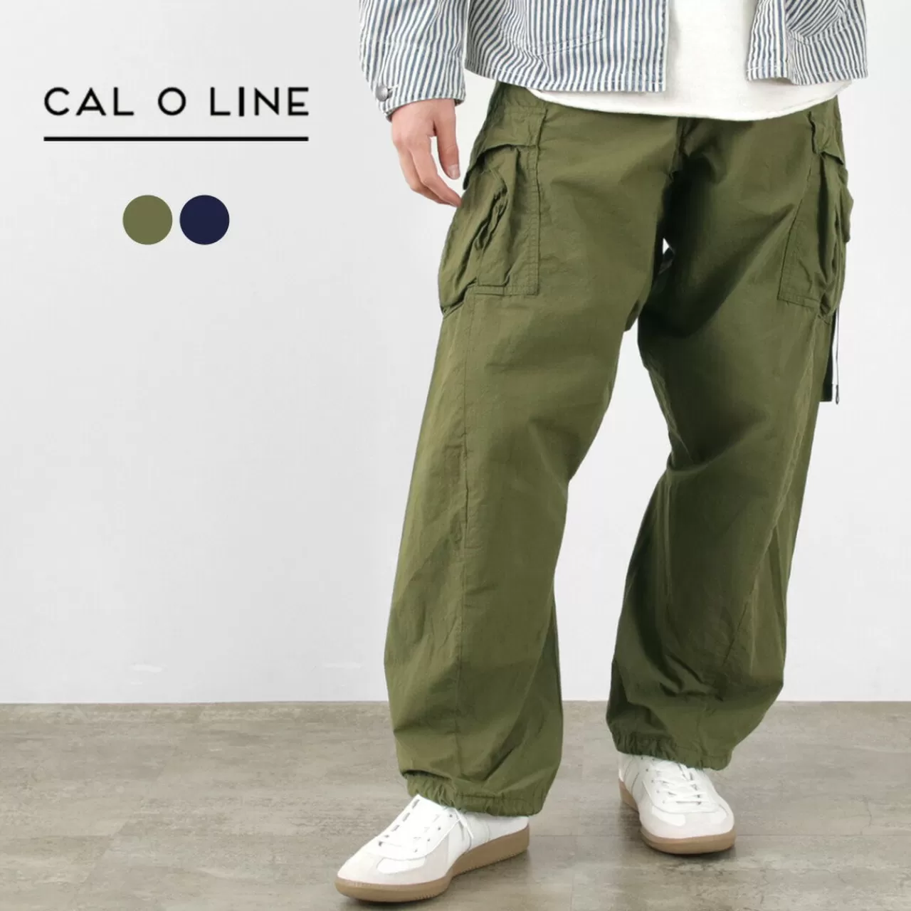 CAL O LINE Trousers>Barrel Fatigue Pants