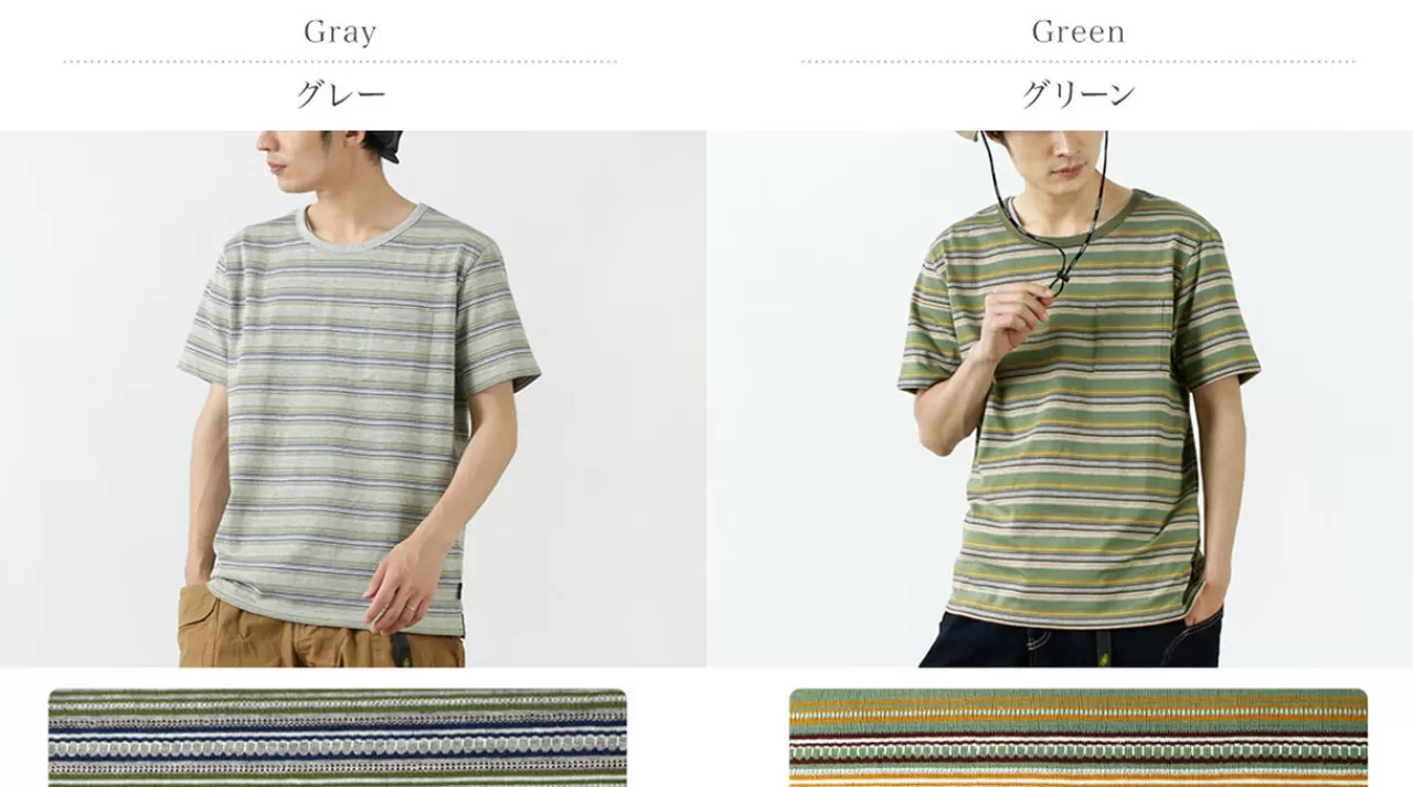 GOHEMP Short Sleeves>Basic Short-Sleeve Pocket T-Shirt