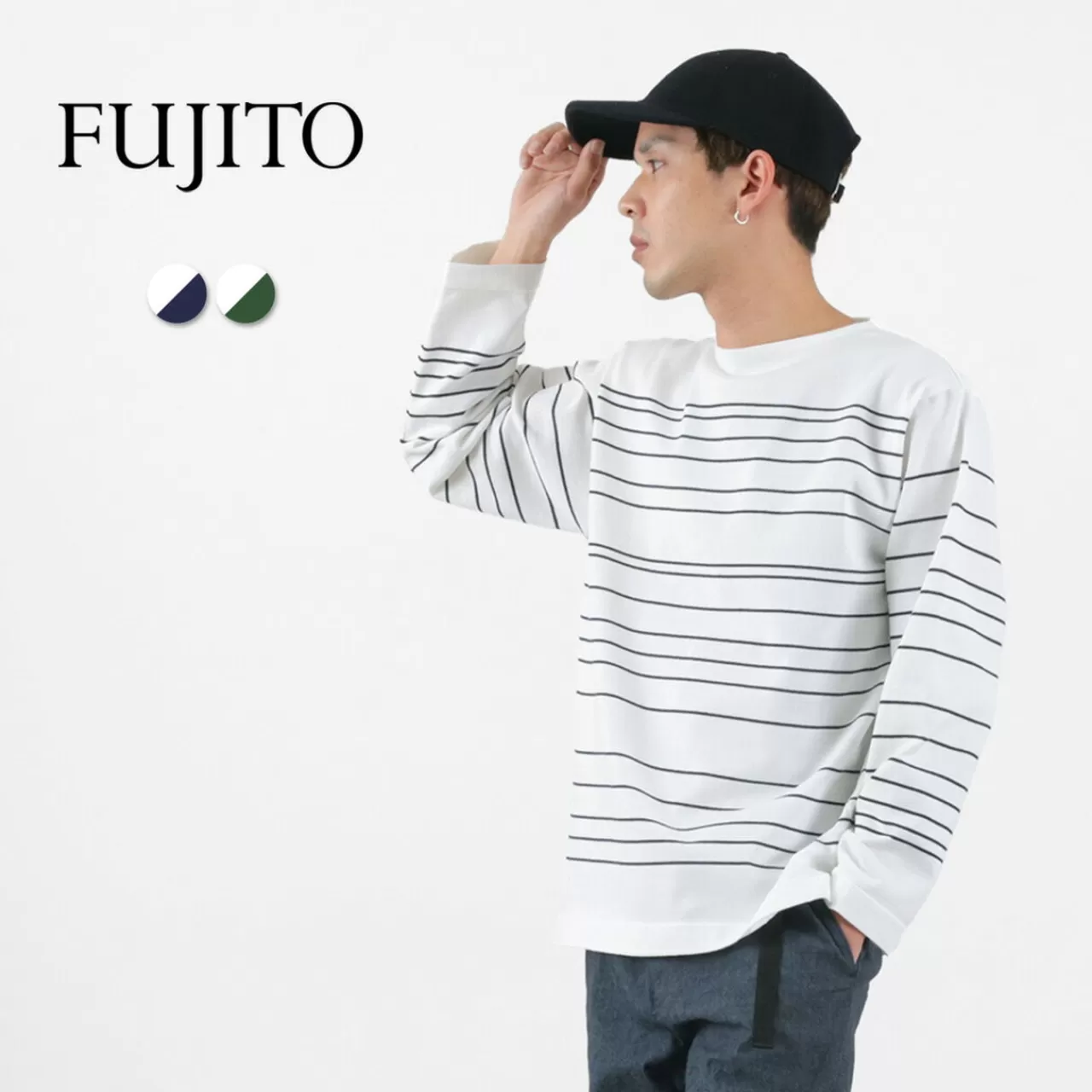 FUJITO Long Sleeves>Basque Shirt "Pablo