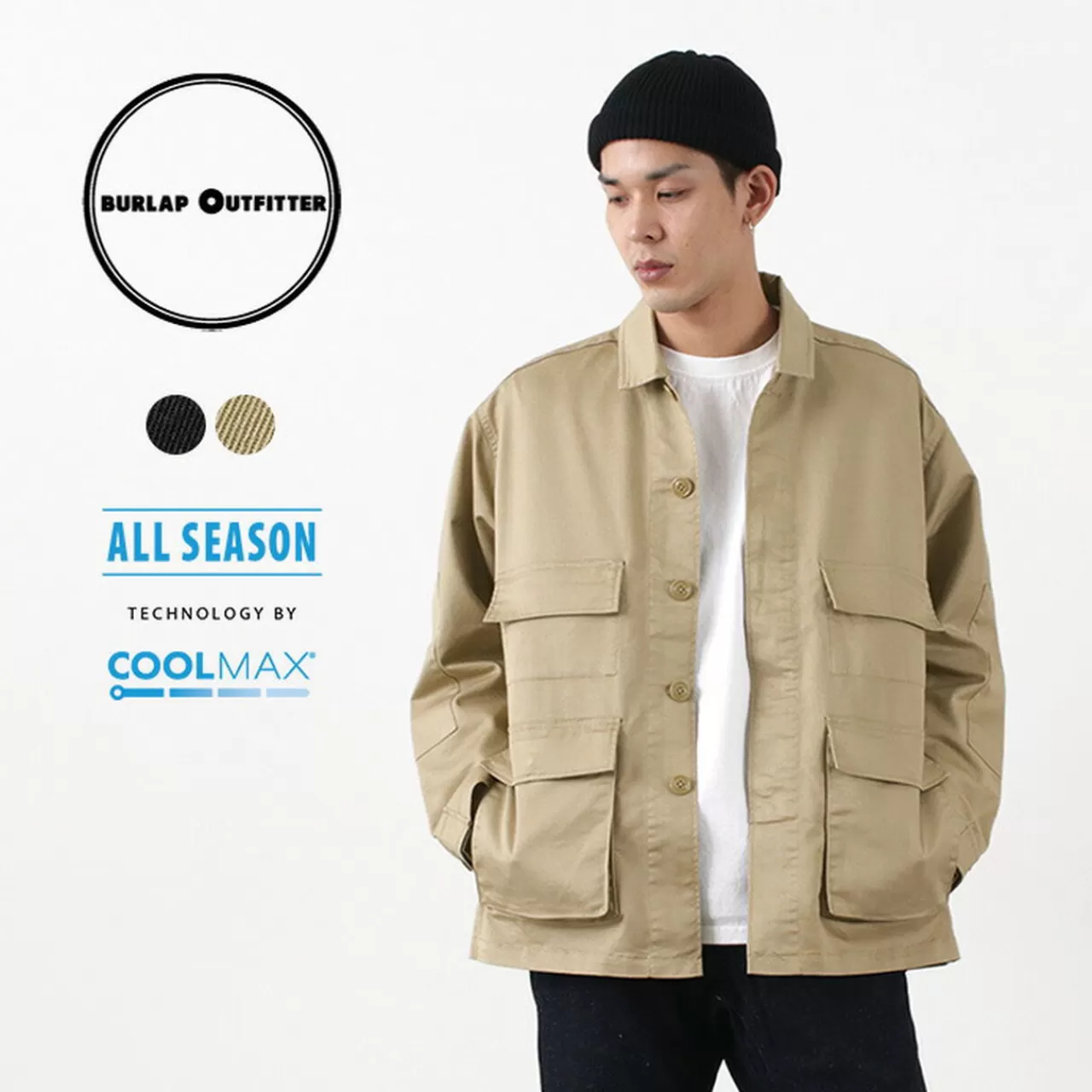 BURLAP OUTFITTER Jackets>Bdu Jacket All Season Coolmax Twill