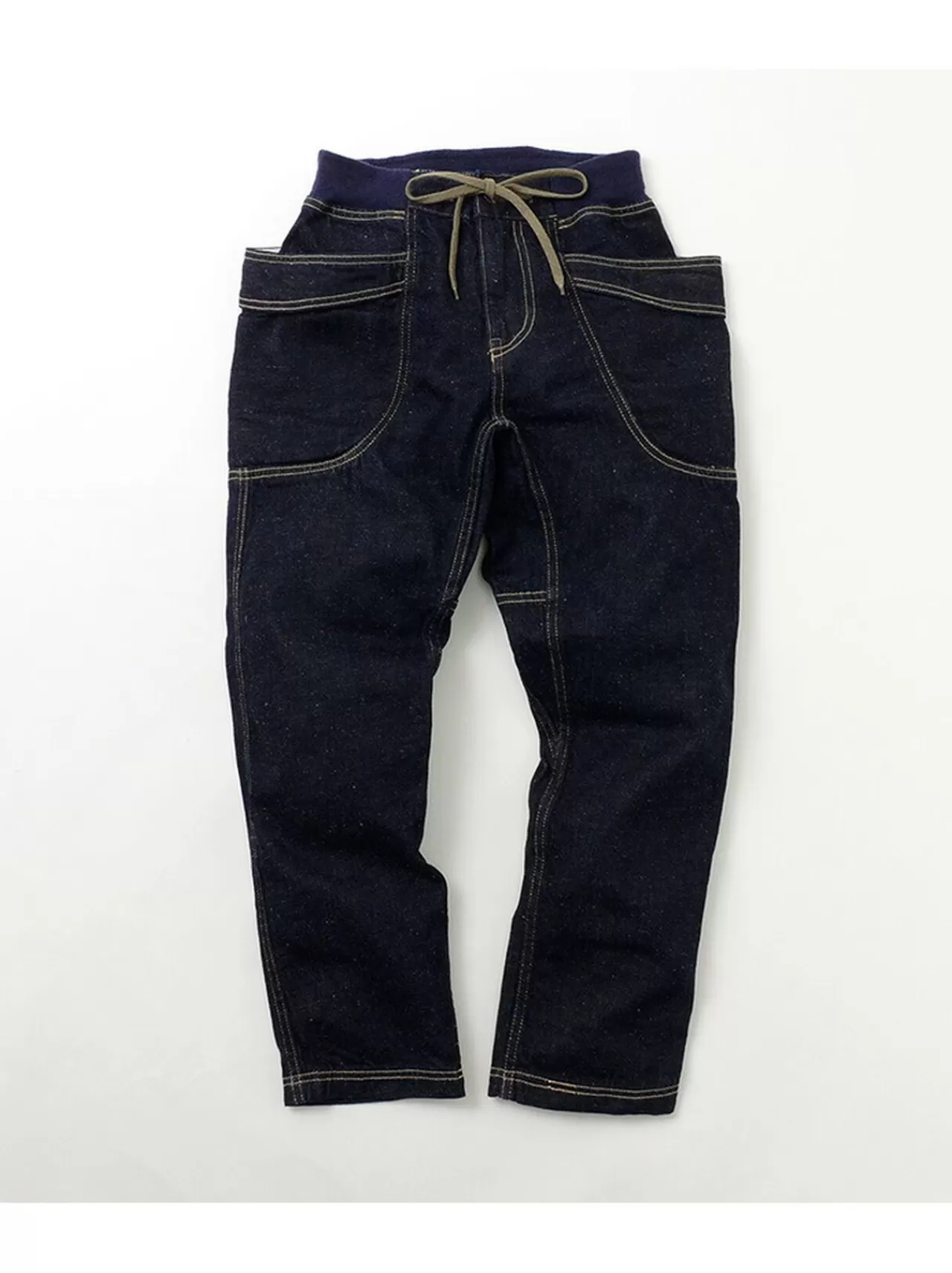 GOHEMP Trousers>Bender Ankle Cut Trousers 12Oz Hemp Cotton Denim Onewash