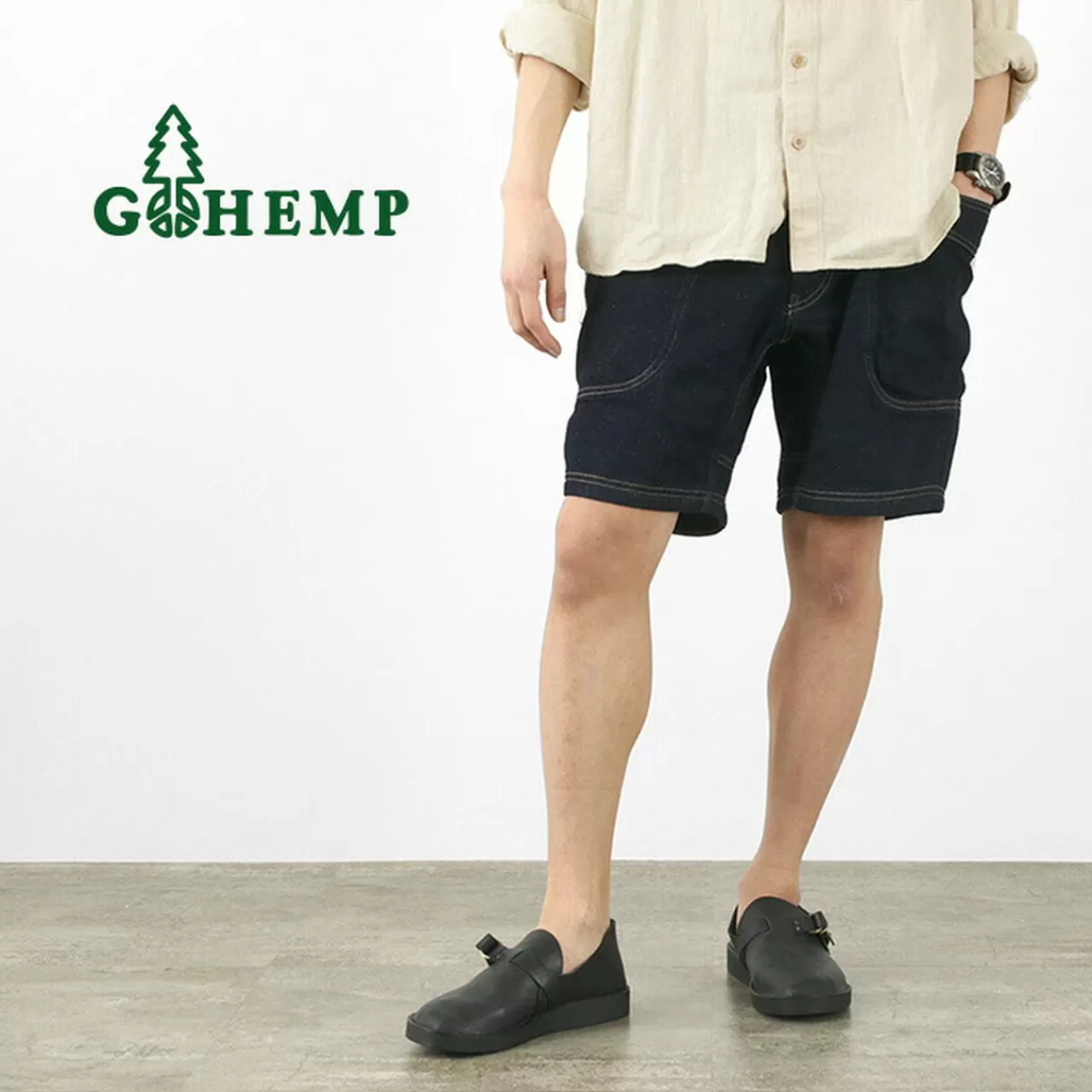 GOHEMP Shorts>Bender Chill Shorts One-Washed Onewashed