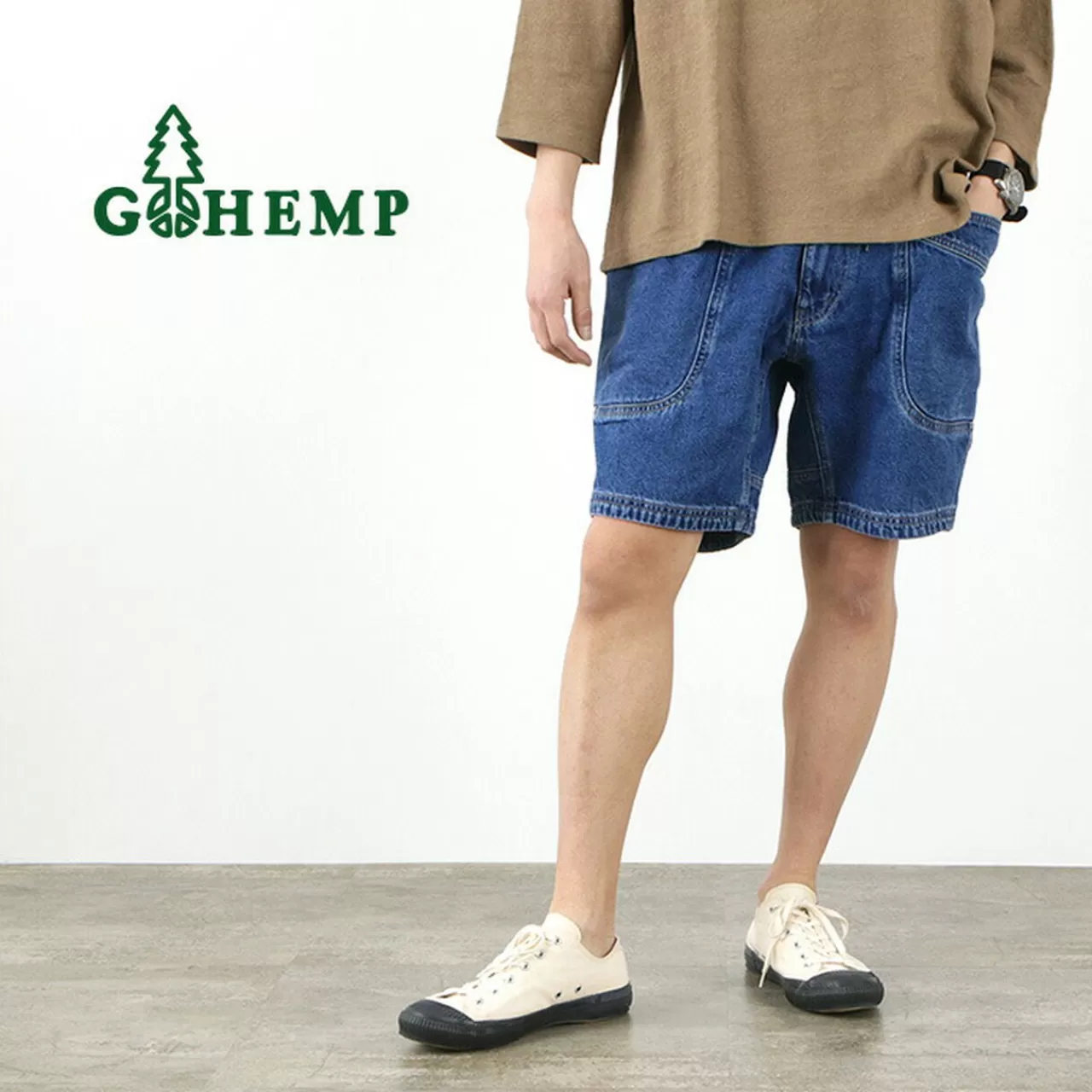 GOHEMP Shorts>Bender Chill Shorts Used Wash Usedwash