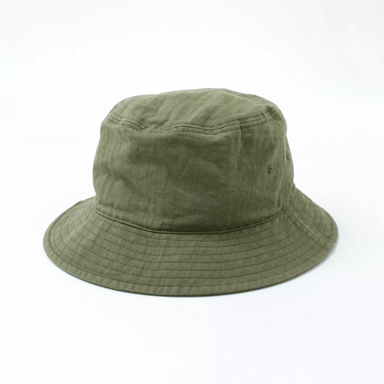 HIGHER Hats>Bespoke Vintage Herringbone Bucket Hat