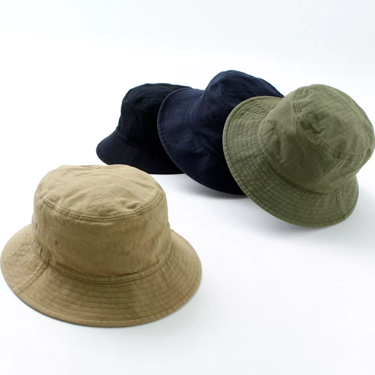 HIGHER Hats>Bespoke Vintage Herringbone Bucket Hat