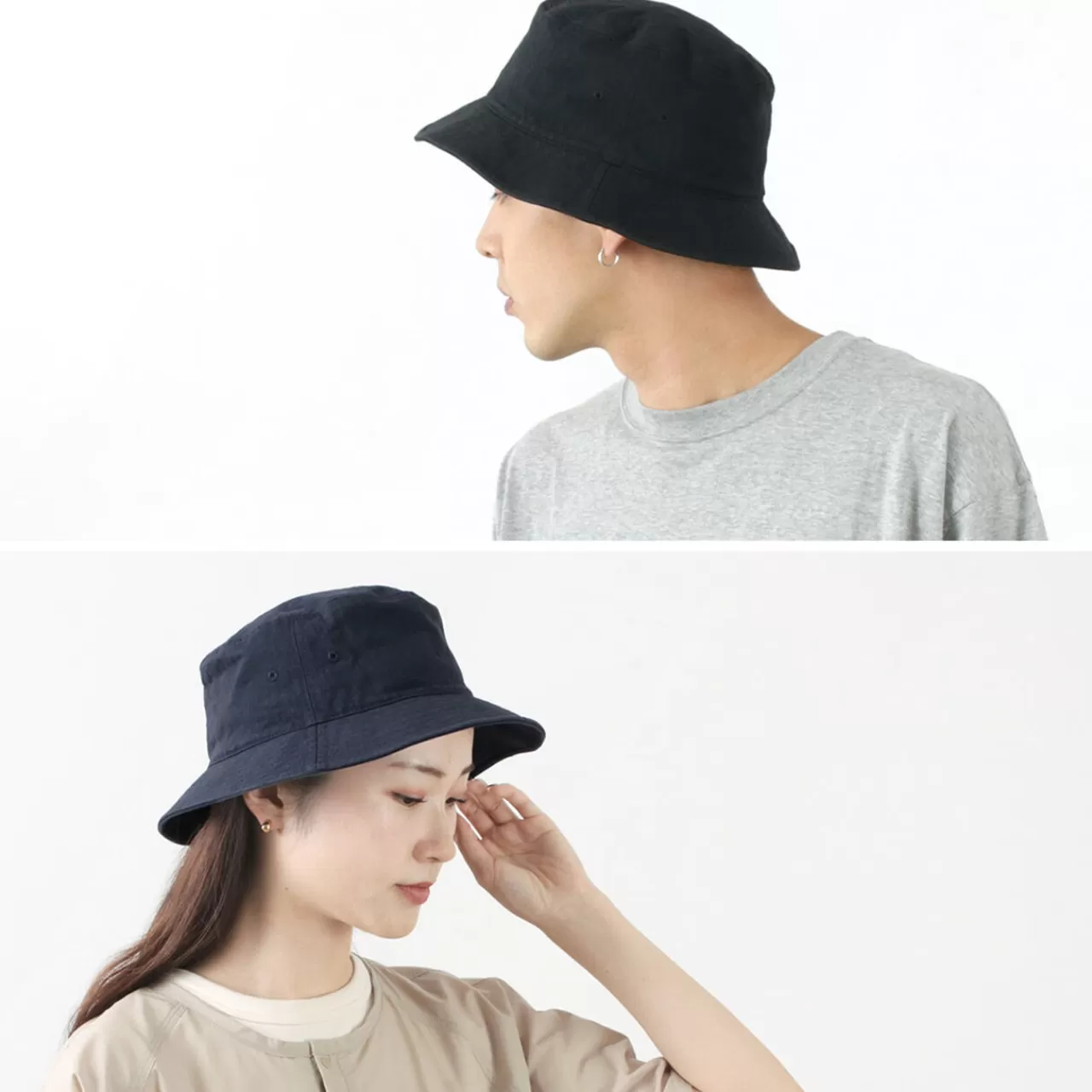HIGHER Hats>Bespoke Vintage Herringbone Bucket Hat