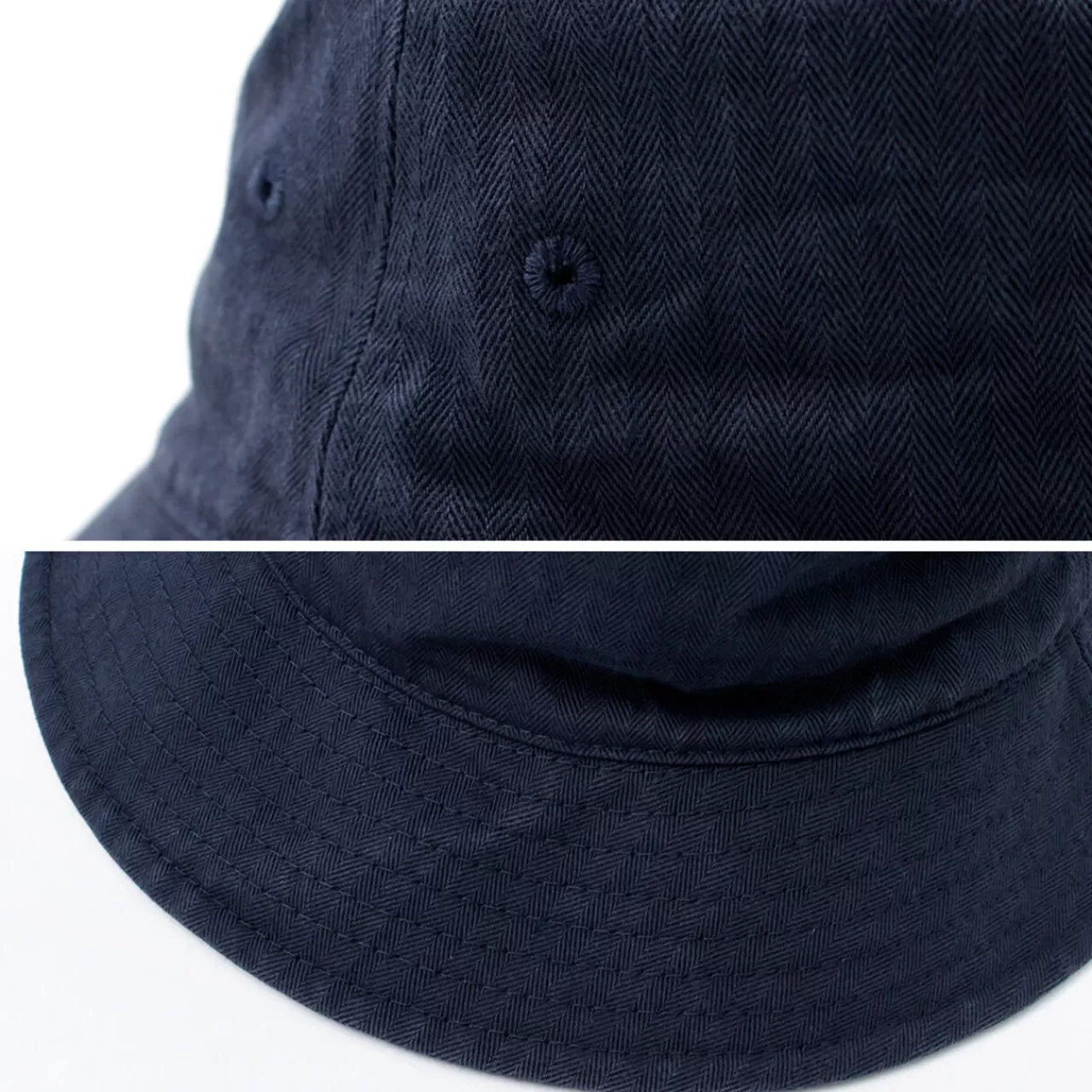 HIGHER Hats>Bespoke Vintage Herringbone Bucket Hat