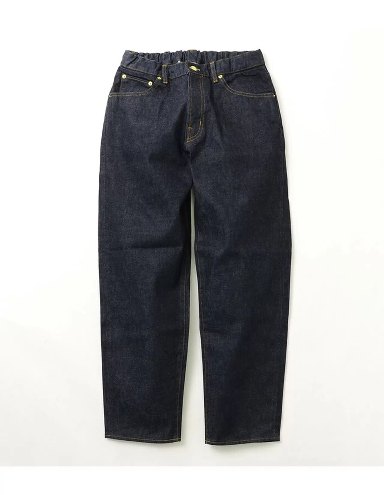 HARVESTY Trousers>Big Denim Trousers One-Wash Onewash