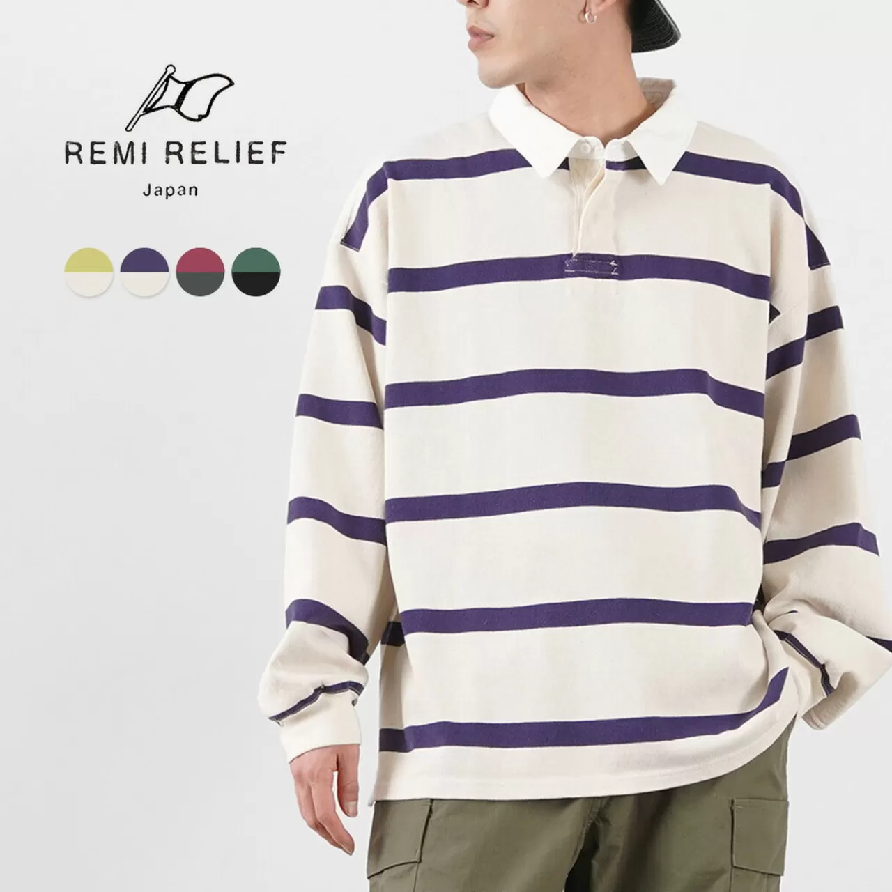 REMI RELIEF Long Sleeves>Border Lager Shirt