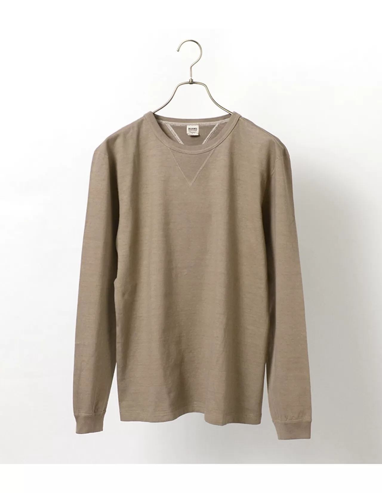 BARNS Long Sleeves>Br-3043 Small Knitted Vintage L/S Crew Neck T-Shirt