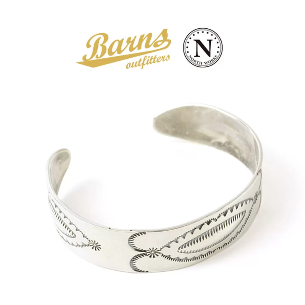 BARNS×NORTH WORKS Bracelets>Br-6962 Bangle Silver