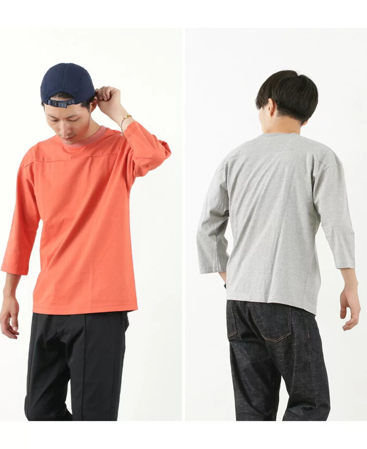 BARNS 3/4 Sleeves>Br-8000 Vintage Football T-Shirt