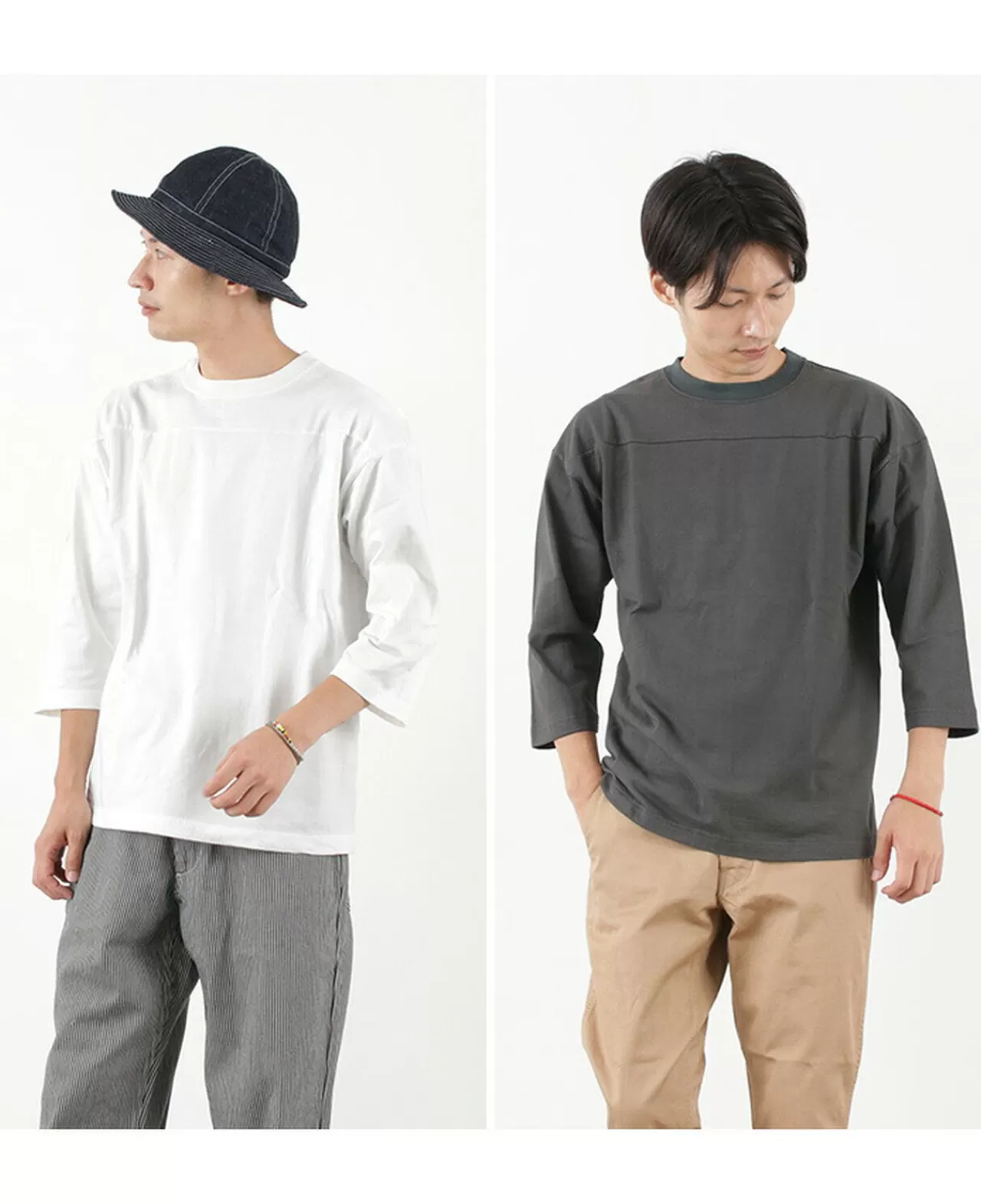 BARNS 3/4 Sleeves>Br-8000 Vintage Football T-Shirt
