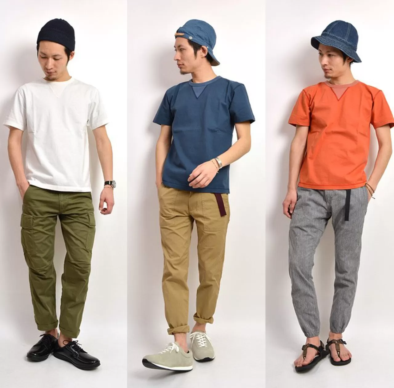 BARNS Short Sleeves>Br-8145 Small Knitted Vintage Gusset Short Sleeve Crew Neck T-Shirt