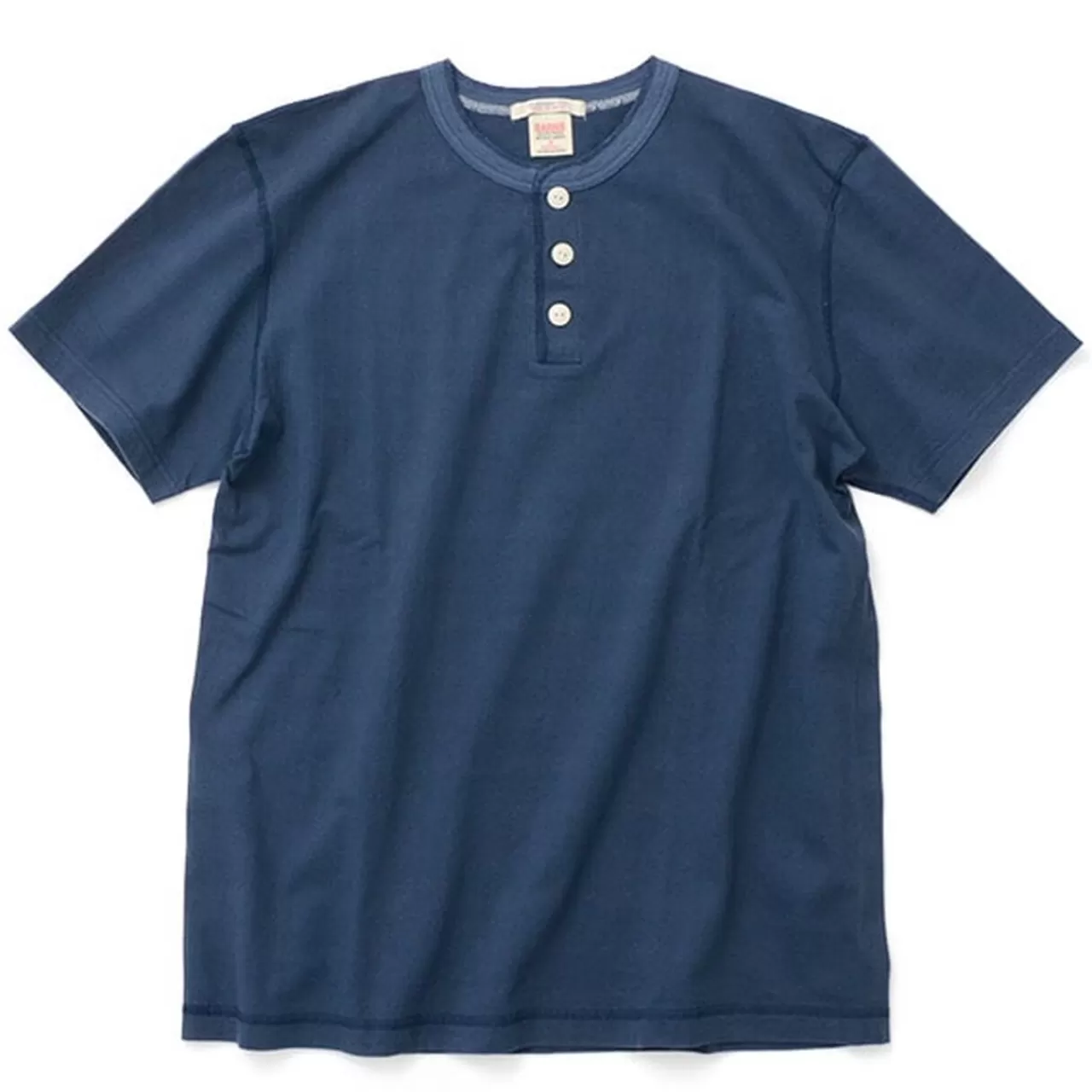 BARNS Short Sleeves>Br-8146 Knitted Henley Neck Short Sleeve Crew Neck T-Shirt