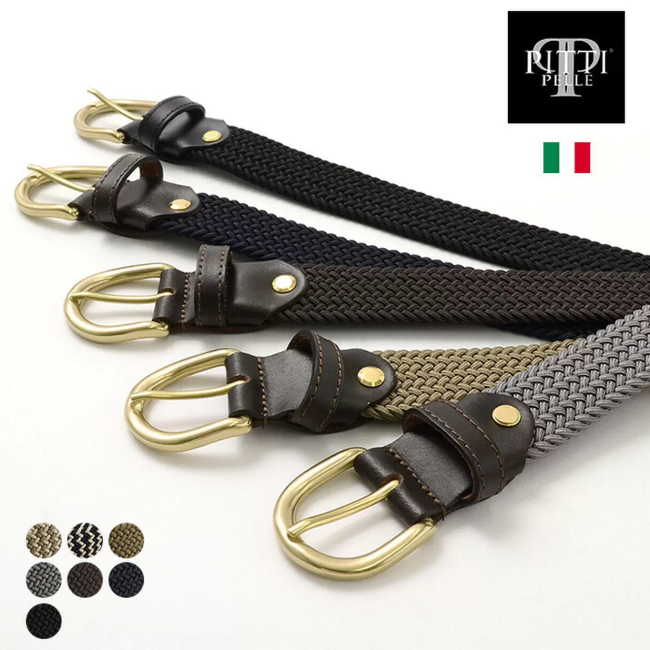 PITTI PELLE Belt>Braided Belt