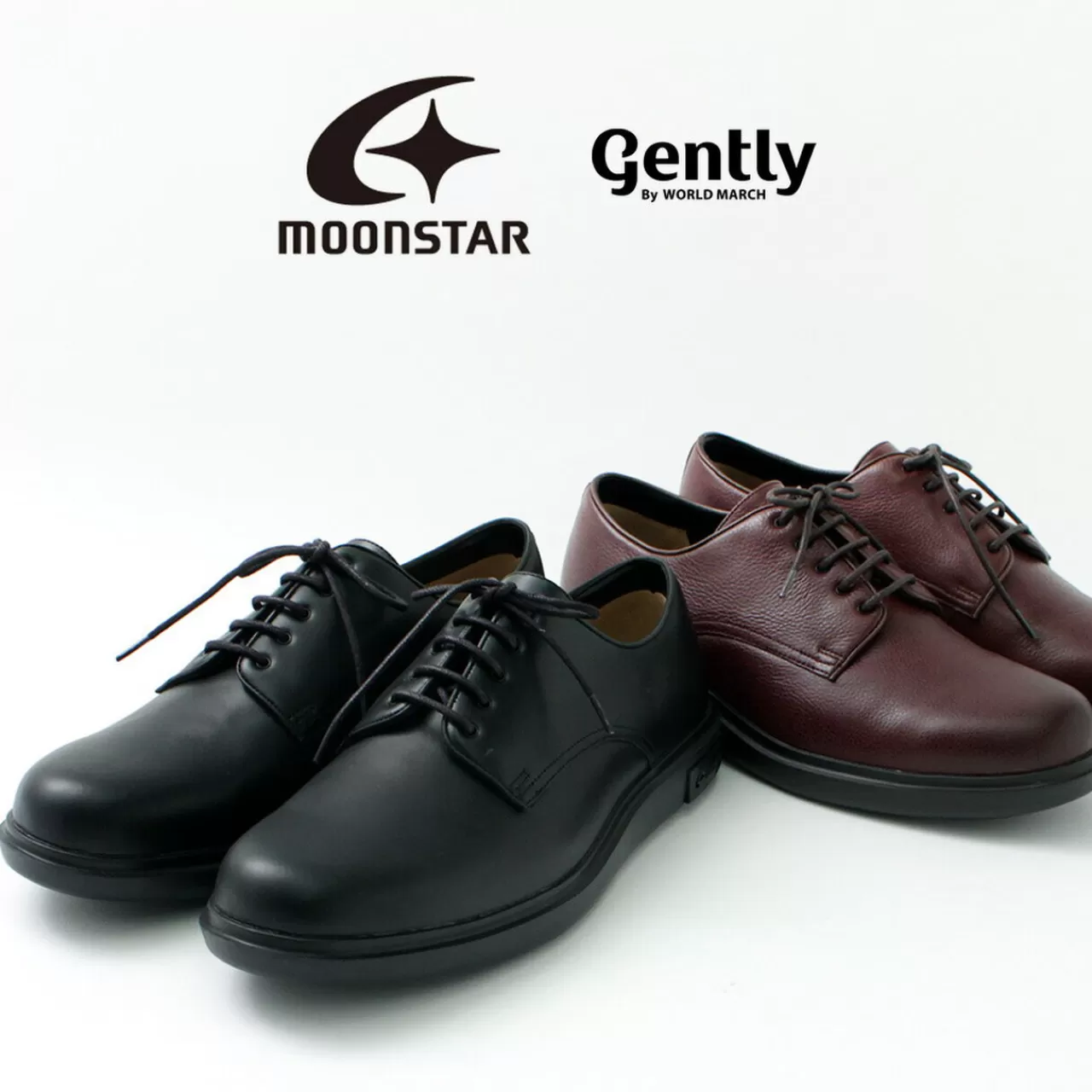 MOONSTAR Boots>Breathable Waterproof Leather Derby Shoes