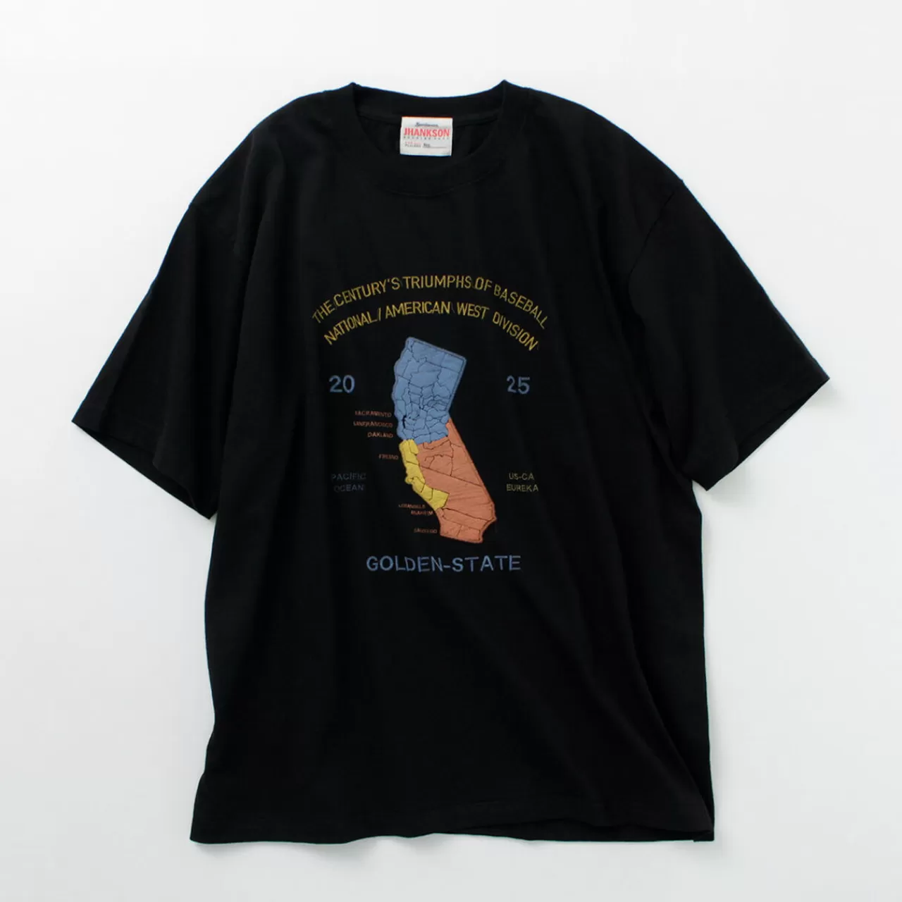 JHANKSON Short Sleeves>California Maps Short Sleeve T-Shirt