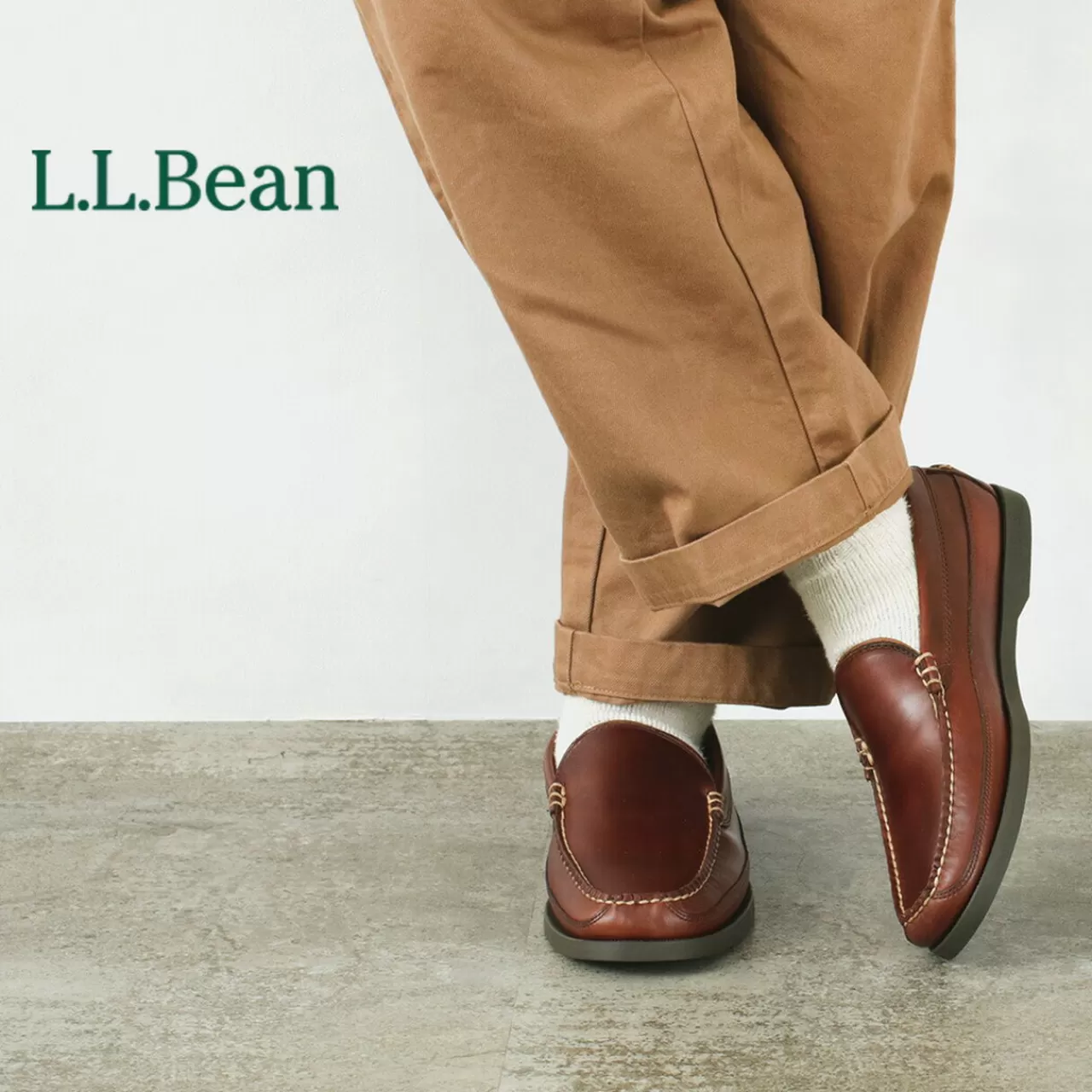 L.L.BEAN Boots>Casco Bay Boat Moc Venetian Slip On Canyon