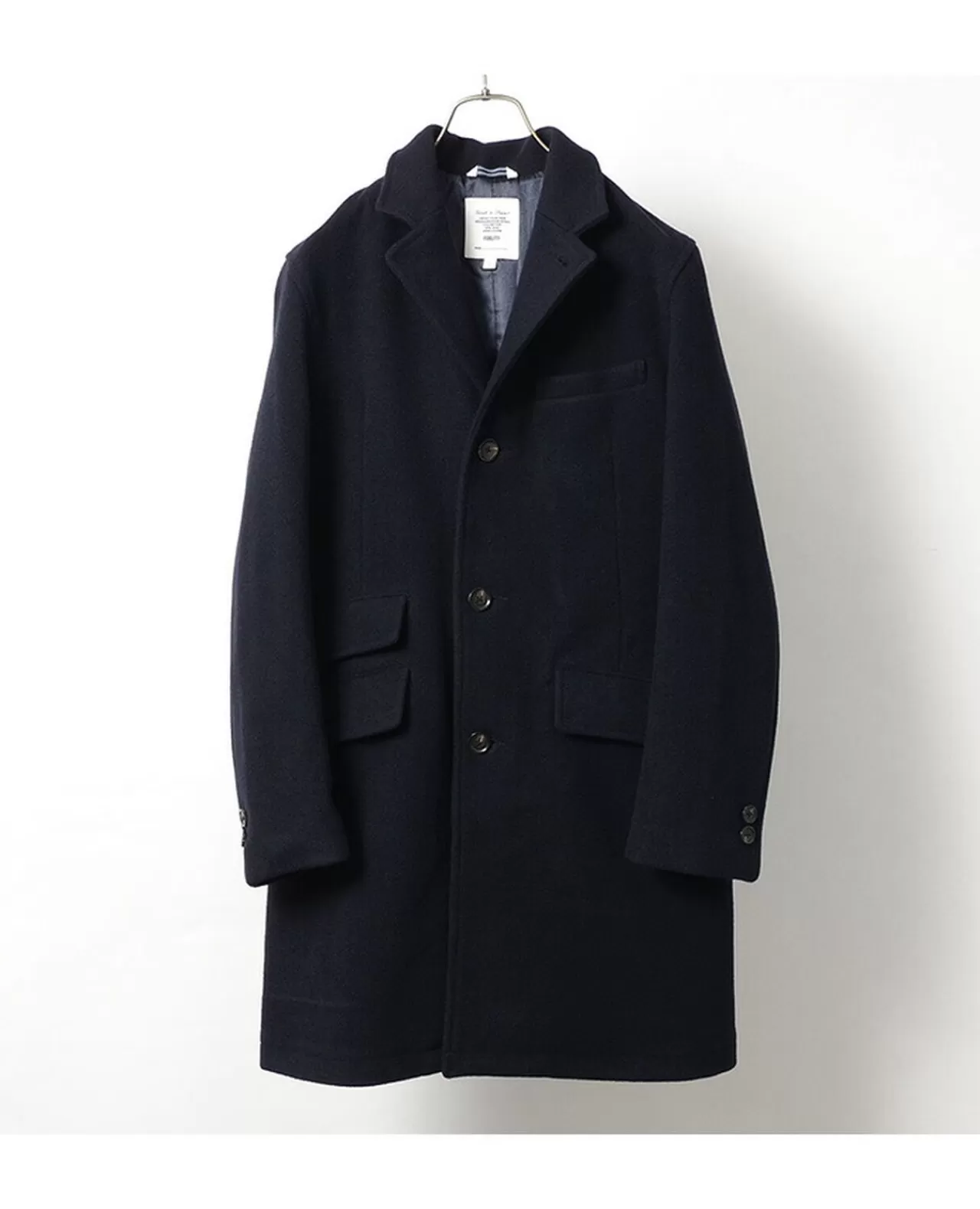 FIDELITY Coats>Chester Coat Navy