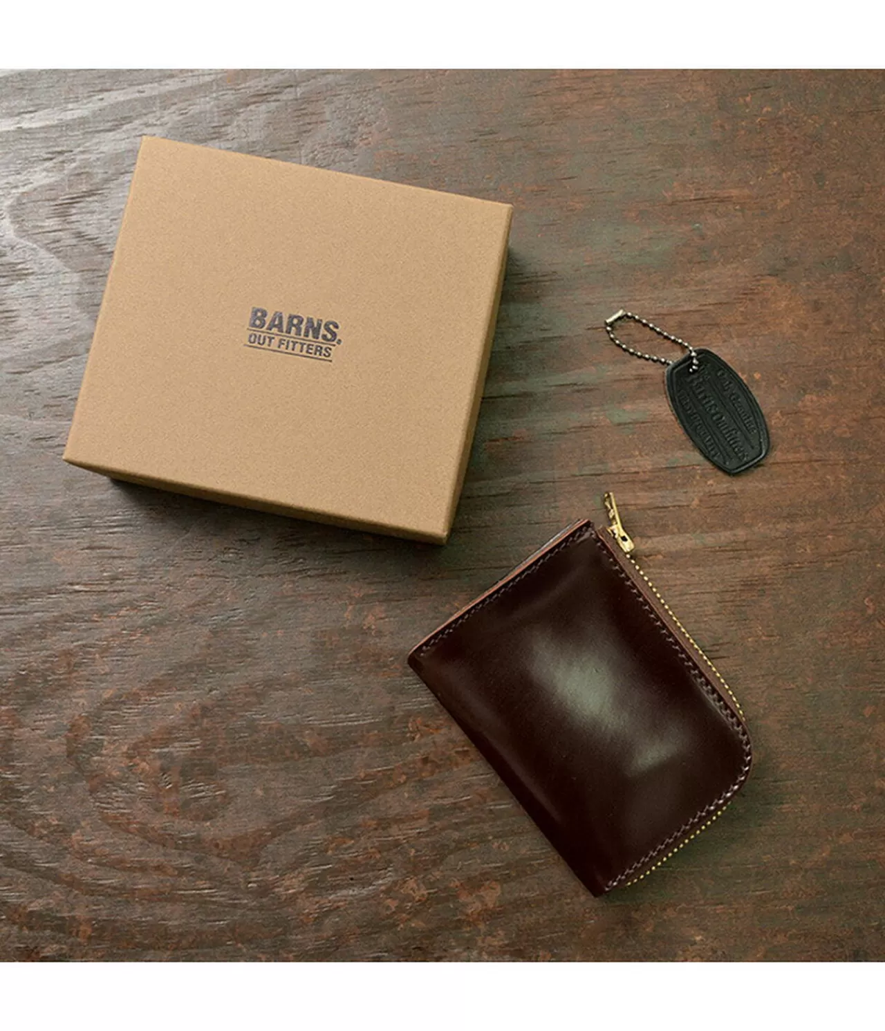 BARNS Wallets>Color Custom L-Shaped Zipper Mini Wallet