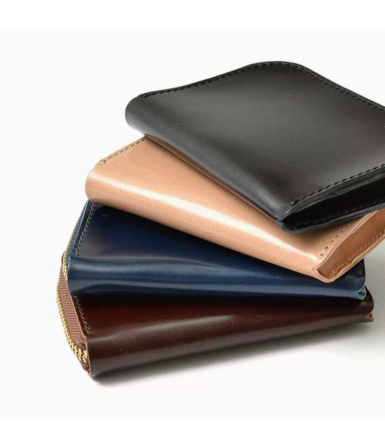BARNS Wallets>Color Custom L-Shaped Zipper Mini Wallet