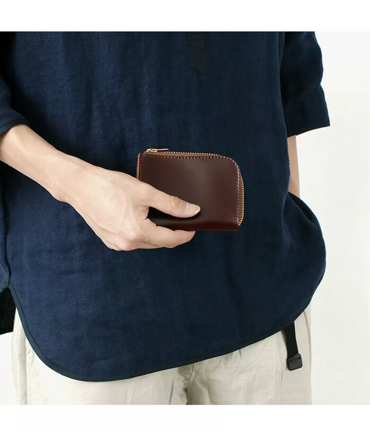 BARNS Wallets>Color Custom L-Shaped Zipper Mini Wallet