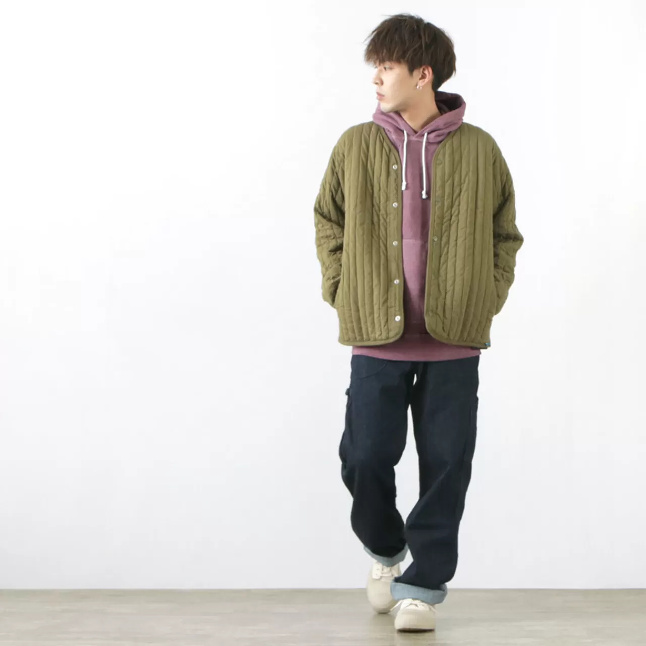GOOD ON Long Sleeves>Color Special Order Raglan Pullover Hooded Sweatshirt Men'S Hoodie