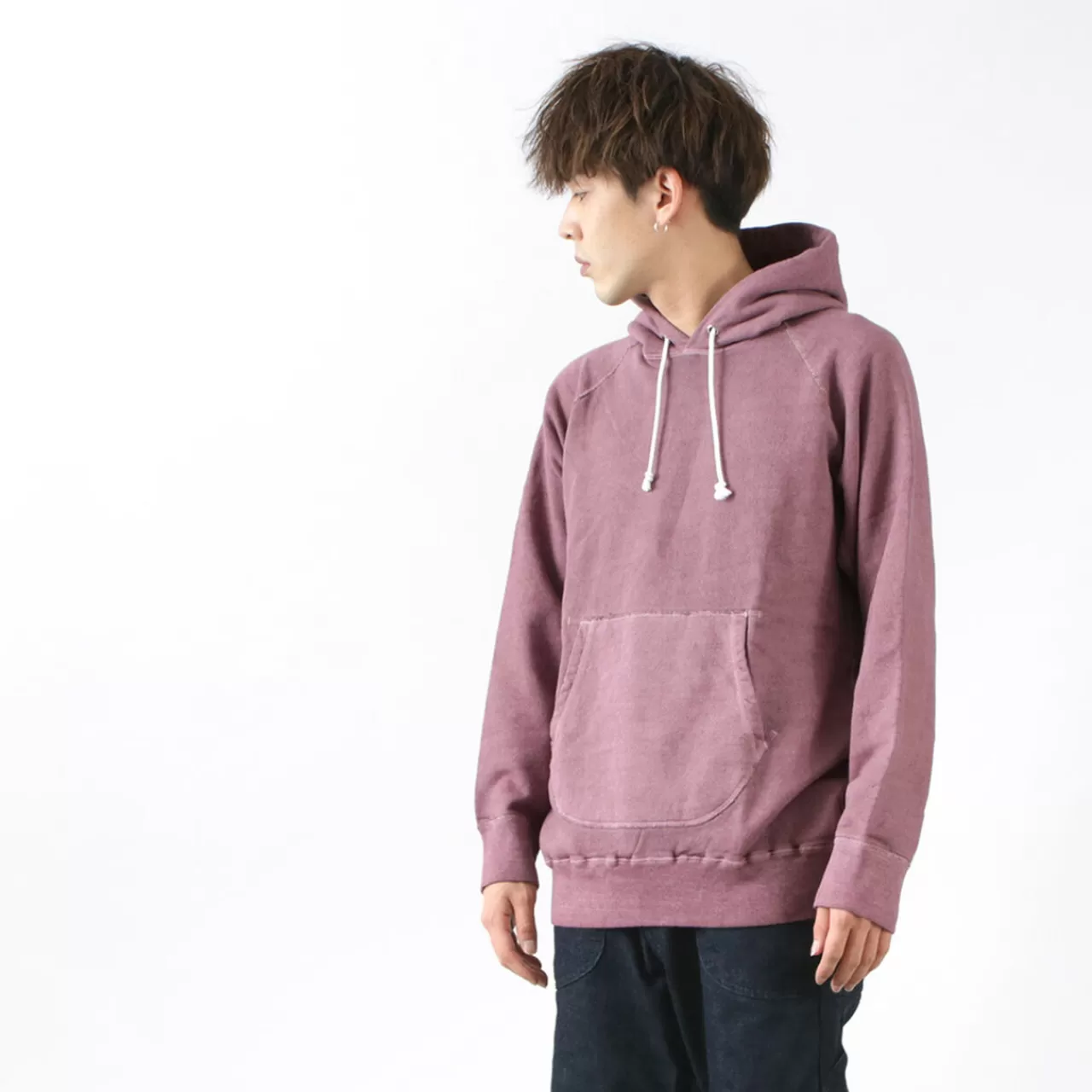 GOOD ON Long Sleeves>Color Special Order Raglan Pullover Hooded Sweatshirt Men'S Hoodie