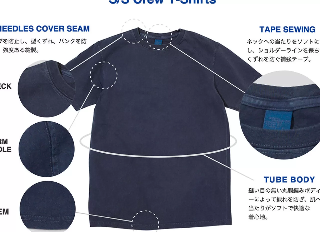 GOOD ON Short Sleeves>Colour Special Order Xxl Short Sleeve Crew Neck T-Shirt
