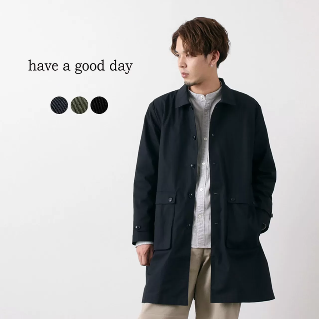 HAVE A GOOD DAY Coats>Cotton Coat