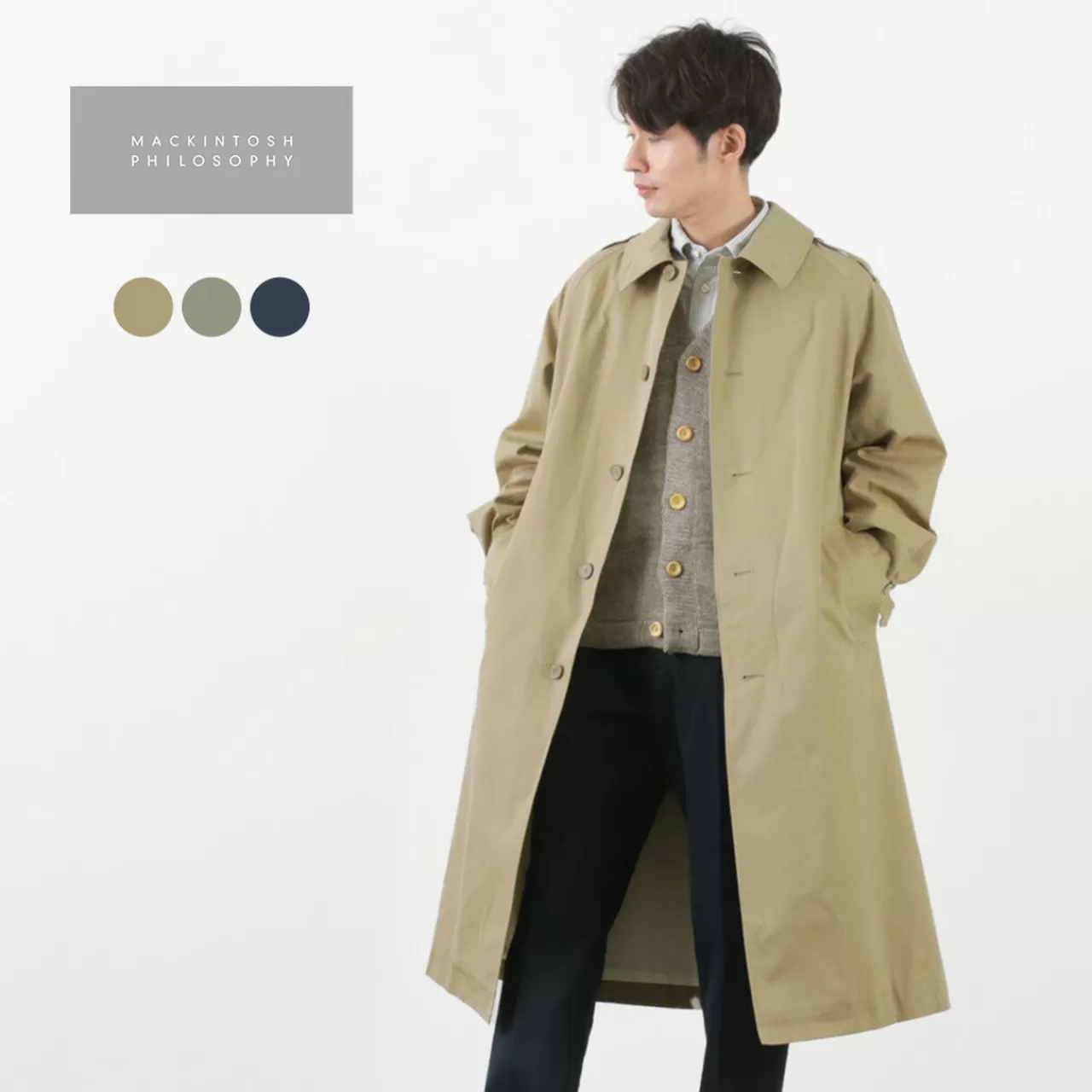 MACKINTOSH PHILOSOPHY GREY LABEL Coats>Crawley Motorcycle Coat