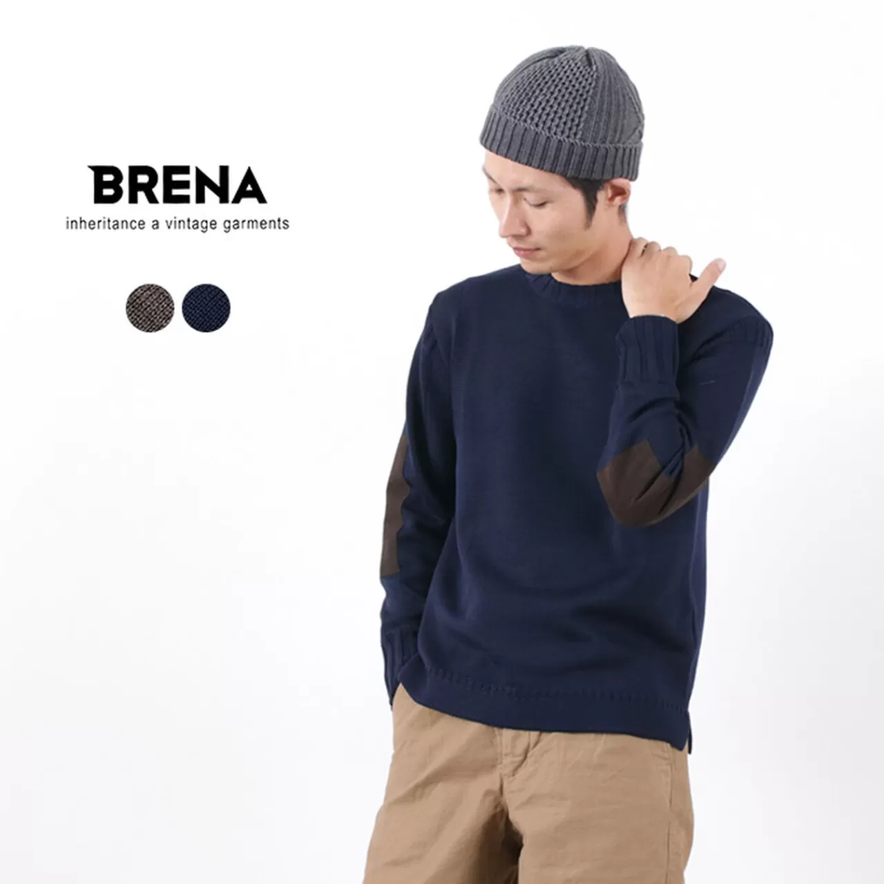 BRENA Long Sleeves>Crew Neck Knit Merino